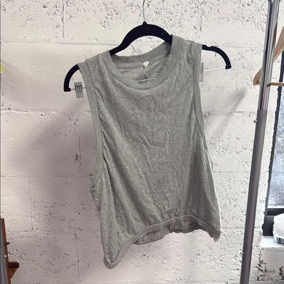 Gray Sleeveless Women's Top - FP Movement - Free People - Size Small - Like New - Picture 1 of 3